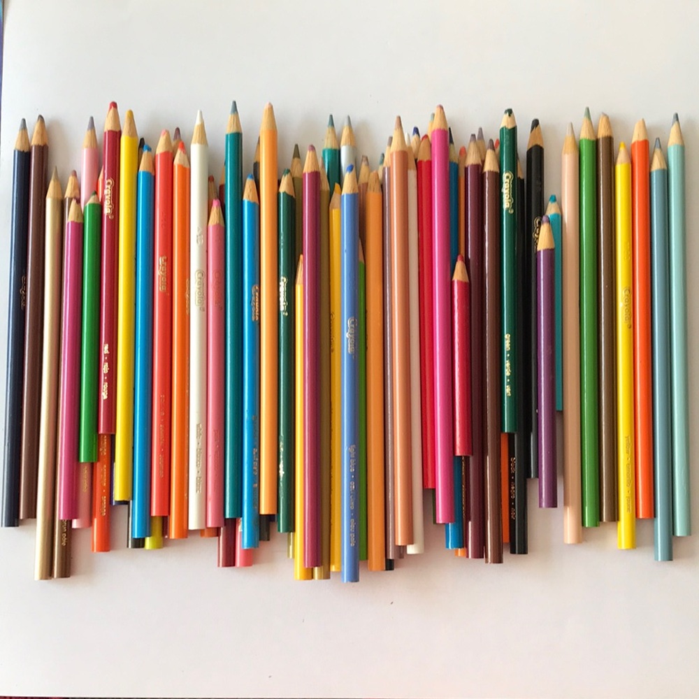 Crayola coloring pencils of 69